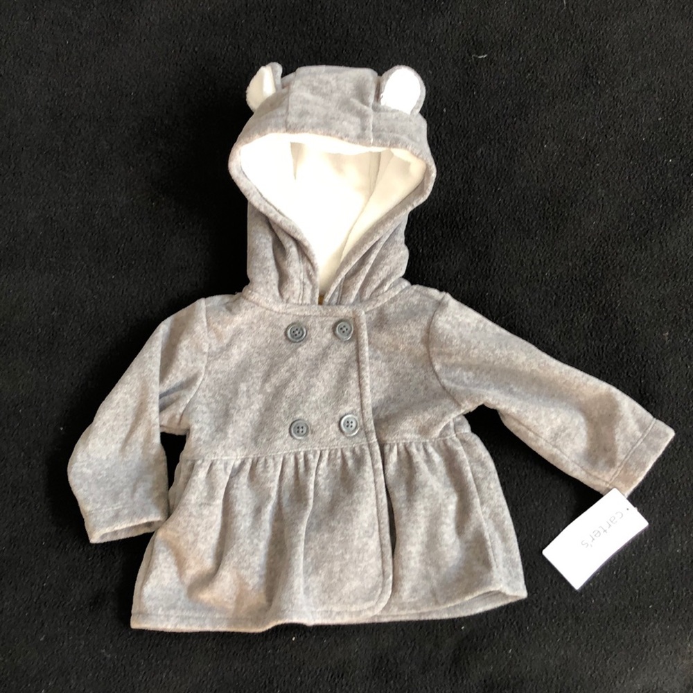 3/$20 - Carter’s Fleece Hooded Jacket - 3 months